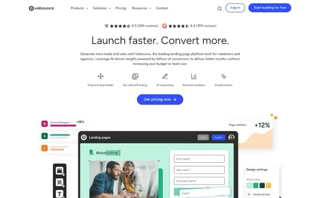 Unbounce: The “Click Here” Maximizer