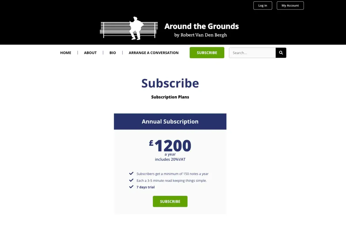 Around Grounds website
